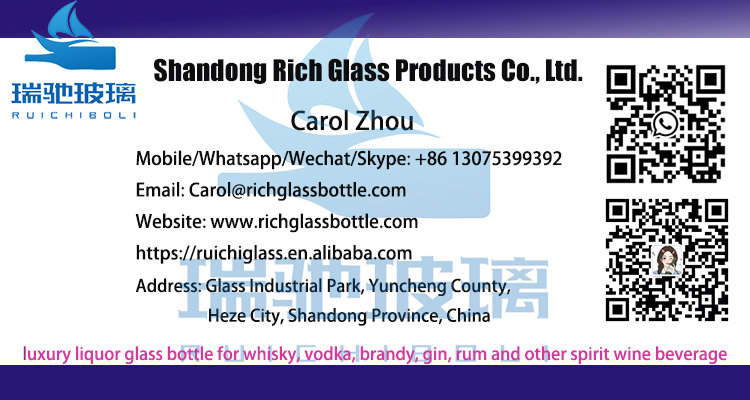 Customize Sealing Type English Alphabet Shaped Vodka Glass Bottles in Unique Design