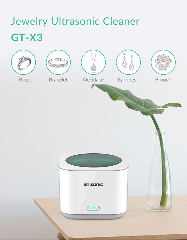 Electronic Ultrasonic Jewelry Cleaner , Sonic Wave Ultrasonic Cleaner 12 Months Warranty