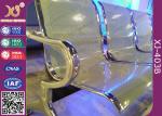 Hospital Iron Structure Full Welding 3 Seater Waiting Chair With Cushion