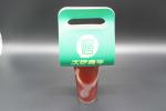 Custom Print Disposable Cardboard Kraft Single Cup 2 Cups Take Away Drink Coffee