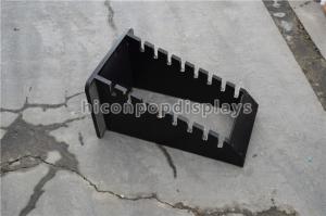 Wholesale Stone Showroom Wood Tile Display Racks Custom Black 8 Pieces Flooring Tile Rack from china suppliers