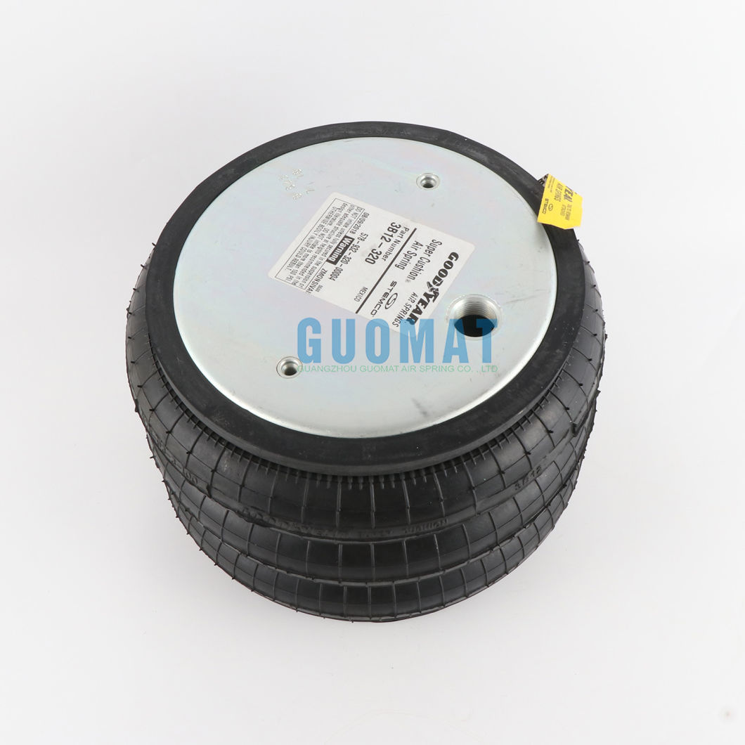 Goodyear Air Spring 3b12-320 Original Triple Convoluted Flexmember 578933100 Cross Fire Stone W013587437