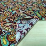 100% Cotton Printed Printed Dress Fabric 40x40 Yarn Count With Sandpaper