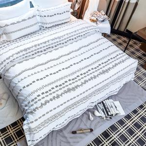 Wholesale 100% Cotton Printed Hotel Bedding Sets Bed Linens Customized Logo Accepted from china suppliers