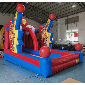 Wholesale Commercial Inflatable Basketball Game Inflatable Basketball Target Shooting PVC Basketball Shooting Game from china suppliers