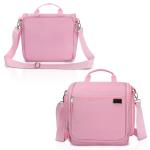 Hanging Compact Travel Toiletry Bag Camping Carry On Pink 10X4X10 Inch