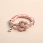 Adjustable Cute Pet Accessories Cartoon Flower Dog Collar Pet Dog Training