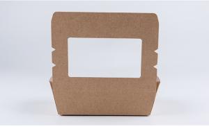 Wholesale Customized 4 Compartments Take Away Paper Bento Box Leak Proof from china suppliers