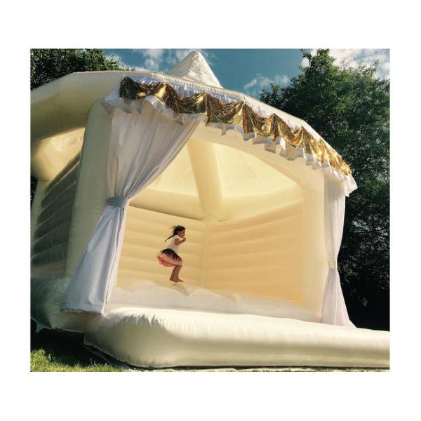 Outdoor Romantic Ceremony Inflatable Bounce House Scratch - Resistant