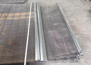 Wholesale Black Iron 4mm Vibrating Screen Mesh Square Woven Crimped Wire from china suppliers