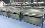 Modular Wooden Jewelry Display Cases , Durable Retail Glass Display Case