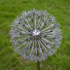 Wholesale 304 316 Stainless Steel Yard Art Electroplate Dandelion Shape For Garden from china suppliers