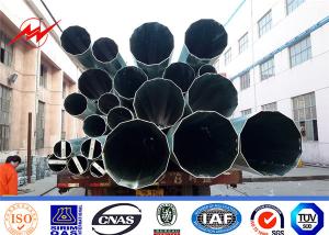 Wholesale 138KV Customizable Steel Utility Pole With Climbing Rung And Anchor Bolt from china suppliers