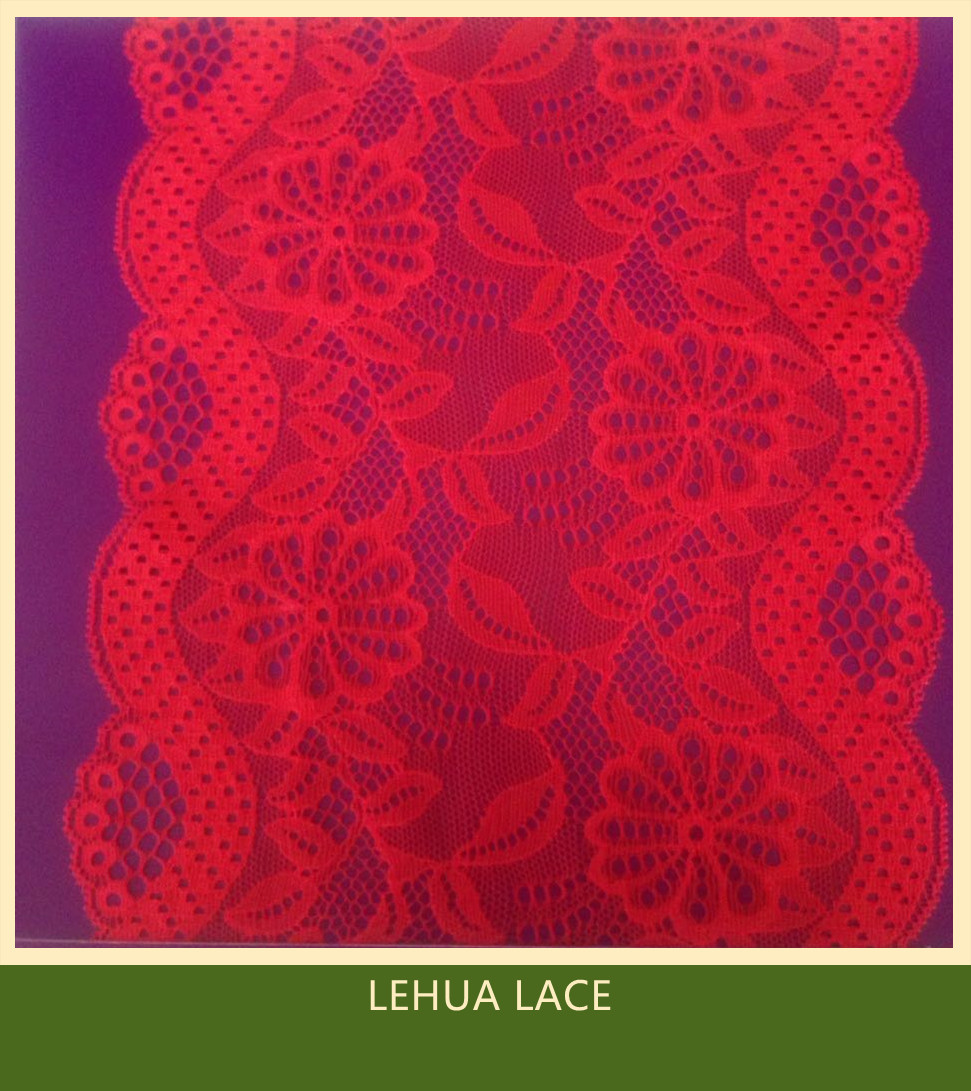 Hot Selling and nice quality Nylon Spandex Stretchy Brazil Lace from China