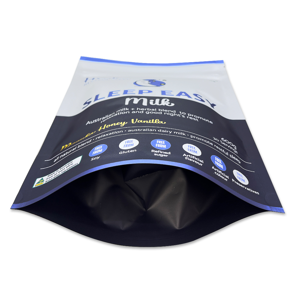 Food Grade Stand Up Pouch Packaging Bag 600g Capacity And Custom Printed Design
