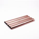 Hot Sale 6063-T5 Rose Gold Aluminum Roller Shutter Slat Profile