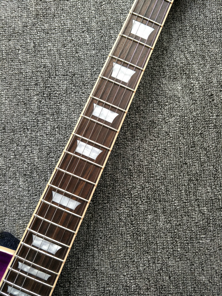Human Free shipping Tiger stripes standard model Electric Guitar LP guitar Multicolor