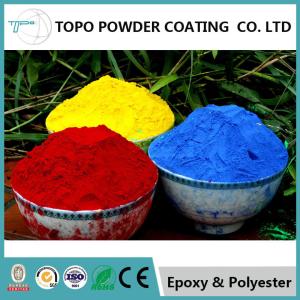 Wholesale Hammer Texture Metallic Red Powder Coat , Reliable Powder Coated Paint For Metal from china suppliers