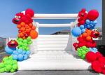 Custom Party Rental Entertainment Jumping Castles White Bubble Bounce House