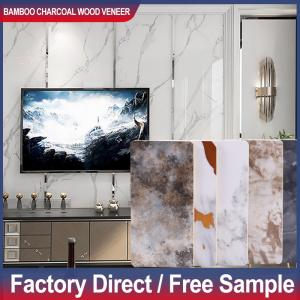 Wholesale Bamboo Charcoal Wood Veneer Special Offer 1220*2440*5/8mm Flame Retardant Bamboo Charcoal Wood Eco-Friendly PVC Wall Panels Interior Decoration Wall from china suppliers