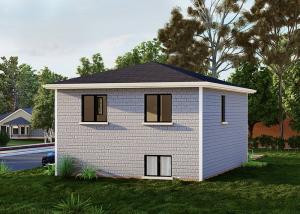 Wholesale Top-Quality Eco-Friendly Prefabricated Light Steel Frame Luxury Villa Design from china suppliers