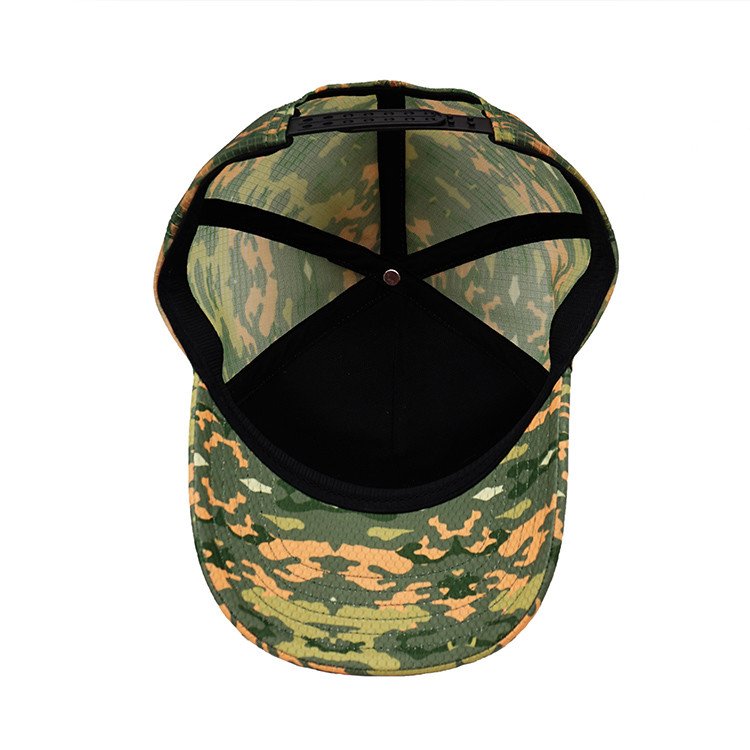 All Seasons Printed camo Baseball Caps 6 Panel For Promotional