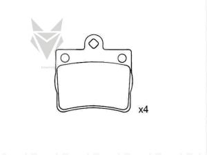 Wholesale Auto Brake Pads MERCEDES BENZ C-Class W202 W203 002 420 51 20 Car Accessories from china suppliers