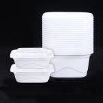 Heavy-Duty Disposable Square Food Containers Microwave Safe 500ml to 1500ml