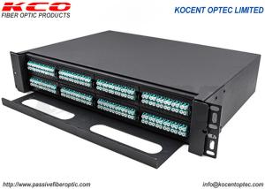 Wholesale 19 Inch 2U MPO Patch Panel 192 Core MTP Rack Mount ODF LC Duplex from china suppliers