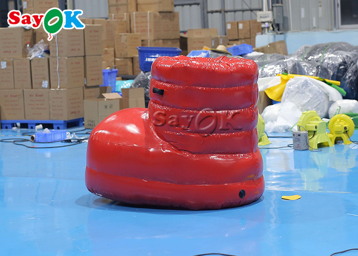 Inflatable Lawn Games 1.6x1.2x0.9m Airtight Inflatable Shoes For Team Competition