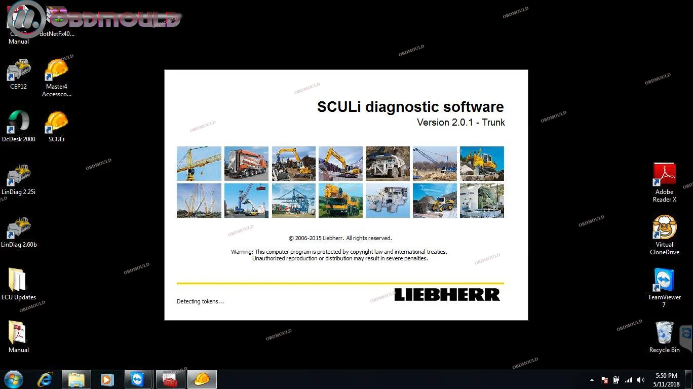 2024 newest software V2.13.3 Untuk Alat Pemindai Diagnostik For Liebherr Mesin Konstruksi Pertanian diagnostic tool+CF53