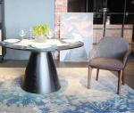 Living Room Faux Leather Dining Chairs Upholstered Dining Arm Chair With Wood