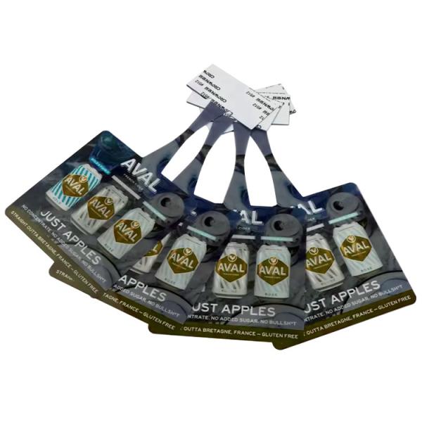 Custom Swing Wobbler Plastic Strip Supermarket Shelf Wobbler Display For