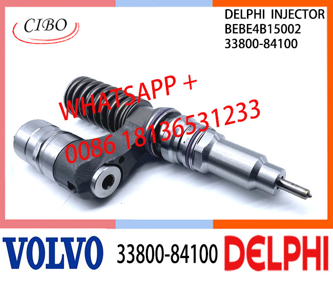 VOL 33800-84100 BEBE4B15002 Fuel engine Diesel Injector 33800-84100 BEBE4B15002 A3 for VOL L ENGINE TAIWAN 3