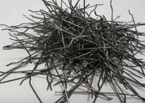 Wholesale 35mm Hooked Ends Steel Fiber 0.75mm Diameter For Concrete Reinforcing from china suppliers