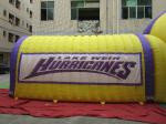 inflatable helmet inflatable football tunnel for event red Oxford cloth