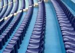 Football Field Fixed Stadium Seating 420mm Seat Width Customized Seat Color