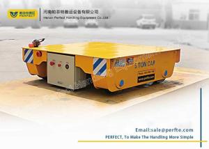 Wholesale Workshop Battery Transfer Cart / Rail Transfer Trolley Cast Steel Wheel Carriage from china suppliers