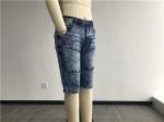 Fashion Mens Denim Jacket And Jeans Medium Wash Bermuda Jean Shorts TW81224