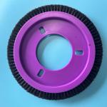 Lk Stenter Machine Parts Brush Wheel Purple Plastis Body Black Nylon Hair 3