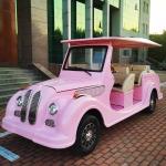 72V electric Vintage Golf Car Cart 8 Seater All Terrain Tires Independent