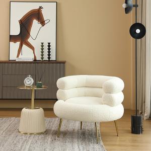 Wholesale Fabric Leisure Chair Modern Ins Designer Single White Sofa Chair from china suppliers