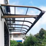 Residential Polycarbonate Patio Cover Outdoor Aluminum Canopy Sun Shade Anti UV