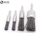 Mini Steel Wire Polishing Brush 16mm / 24mm Crimped Wire Wheel Brush Lightweight