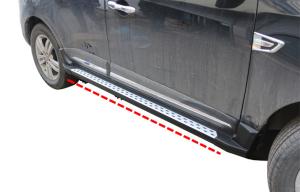 Wholesale ACURA Style Anti-slip Auto Side Running Board For JAC S5 2013 from china suppliers