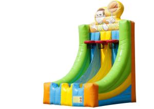 Wholesale Attractive Baby Inflatable Sports Games Inflatable Basketball Bounce House Fire Resistance from china suppliers