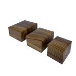 Manufactures Custom Wooden Paper Jewelry Box for Ring Earring Pendant Bangle