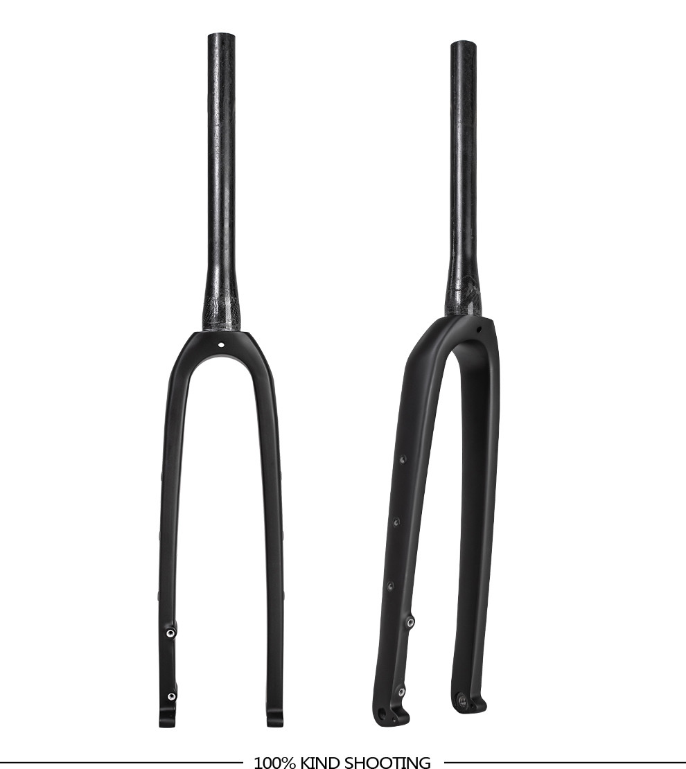 700C Gravel Carbon Road Bike Fork External Internal Cable