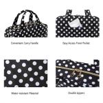 Waterproof Dots Nylon Hanging Travel Toiletry Bag