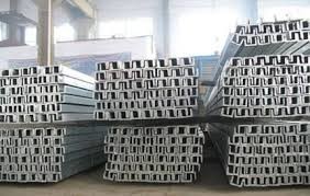 Silver White Metal Stud U Channel , Metal Carrying Channel Excellent Wear Resistance
